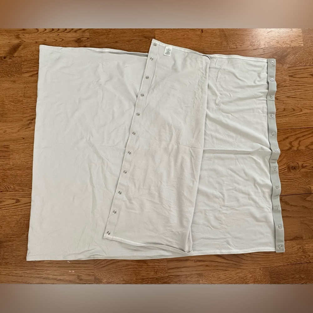 Lululemon🍋 Vinyasa Scarf Rulu Wee Stripe White Heathered Grey/White Stripe - Picture 13 of 15